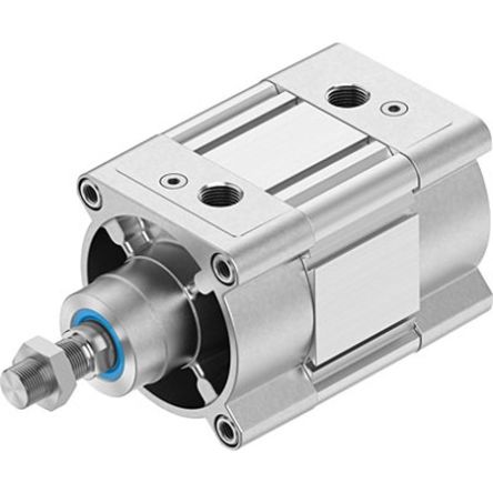 Festo Pneumatic Piston Rod Cylinder - DSBC-100-25-D3-PPVA-N3, 100mm Bore, 25mm Stroke, DSBC Series, Double Acting