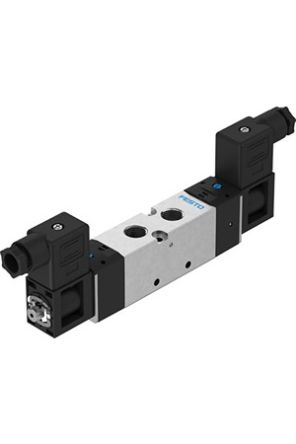 Festo 5/2 Double Solenoid Pneumatic Solenoid Valve - Electrical G 1/4 VUVS Series 24V