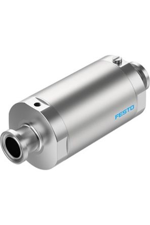 Festo VZQA-C-M22C Series Tube Pinch Valve, 15mm Tube Inlet Port x 15mm Tube Outlet Port, VZQA-C-M22C-15-S1S1-V2V4S1-2