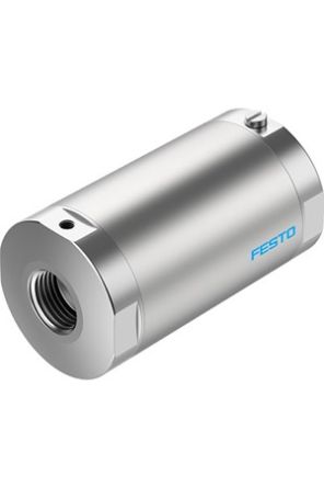 Festo VZQA-C-M22C Series Threaded Pinch Valve, G 1/2 Inlet Port x G 1/2 Female Outlet Port, VZQA-C-M22C-15-GG-V2V4S1-2