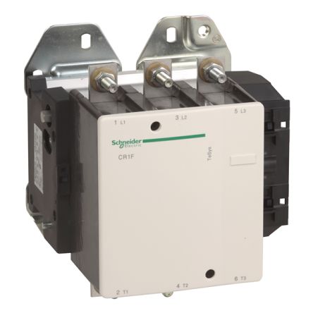 Schneider Electric TeSys TeSyS F Contactor, 110 V Coil, 3-Pole, 500 A, 45 W, 3NO, 110 V