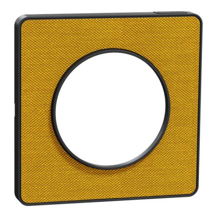 Schneider Electric Yellow 1 Gang Cover Plate