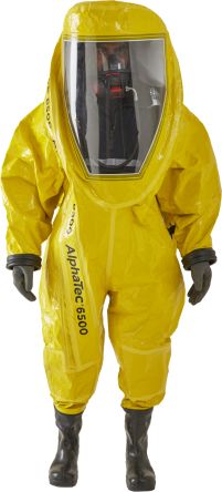 Ansell Yellow Coverall, EN 1073-2, EN 1149-5, EN 14126, XXL