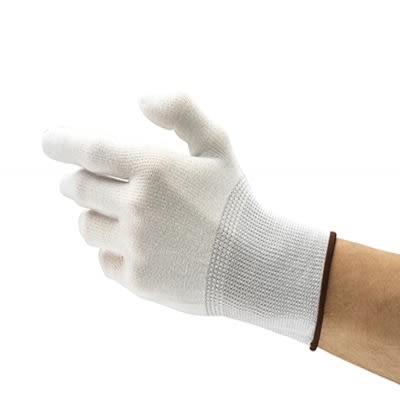 Ansell HyFlex 11-300 White Nylon Good Dexterity Gloves, Size 8