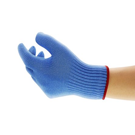Ansell HyFlex 72-285 Blue Dyneema, Spandex Cut Resistant Work Gloves, Size 10