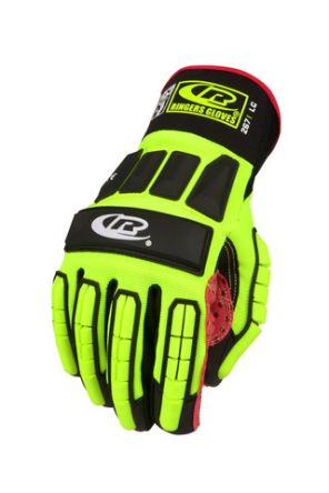 Ansell Ringers R-267 Red Leather Oil Resistant Gloves, Size 10, Kevlar Coating
