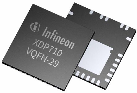 Infineon XDP710002XUMA1, Hot Swap Controller 1 MHz 29-Pin, VQFN-29