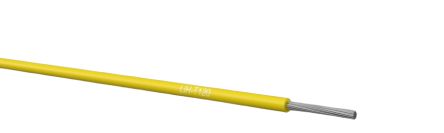 Kabeltronik 6500 Series Yellow 0.14 mm² Equipment Wire, 26 AWG, 26/19 mm, 100m, Polyolefin Insulation, 65001408