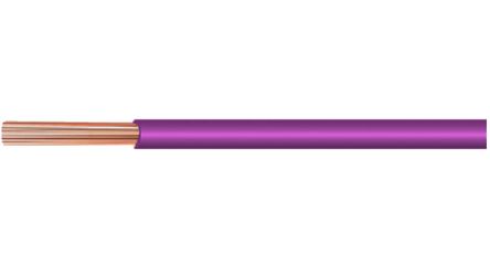Kabeltronik LIYV Series Purple 0.5 mm² Equipment Wire, 20 AWG, 16 X 0.20 mm, 100m, PVC Insulation, LIYV 0.50 VIOLET