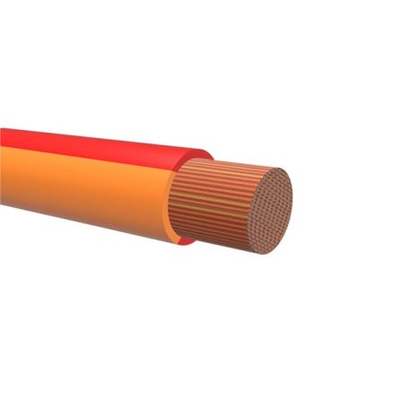 NEMIQ 50992 Series Orange/Red 0.75 mm² Hook Up Wire, 1, 100m, Polyvinylchloride Insulation, 50992-61-100