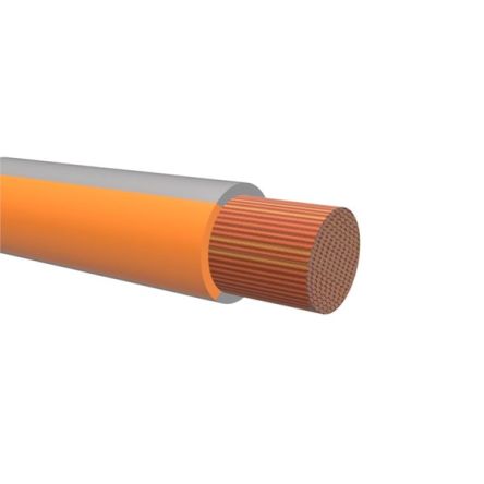 NEMIQ 50994 Series Grey/Orange 1.5 mm² Hook Up Wire, 1, 100m, Polyvinylchloride Insulation, 50994-33-100