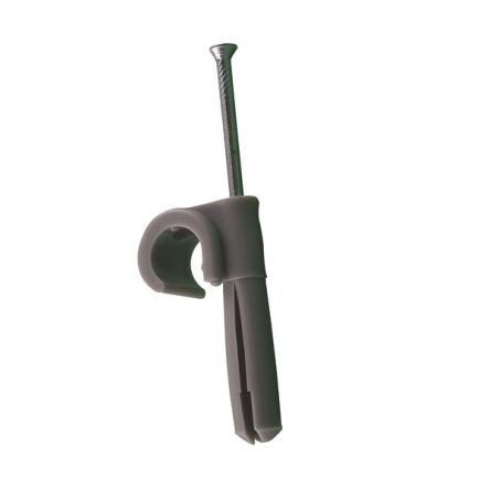 Nelco Grey Polyethylene hose clamp, 10mm Max. Bundle