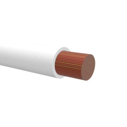 NEMIQ 50995 Series White 2.5 mm² Hook Up Wire, 1, 4m, PVC Insulation, 50995-4-100