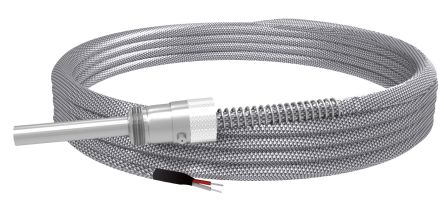 RS PRO PT1000 Temperature Sensor, 6mm Dia, 50mm Long, +400°C Max