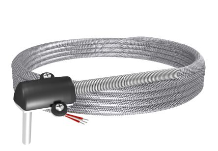 RS PRO PT100 Temperature Sensor, 5mm Dia, 50mm Long, +400°C Max