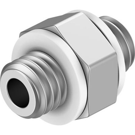 Festo NPFC-DS Series Nipple, M5 to M5, Threaded Connection Style, NPFC-DS-M5-M5-M