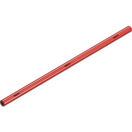 Festo PAN PVC, Hose Pipe, 7.5mm ID, 12mm OD, Red