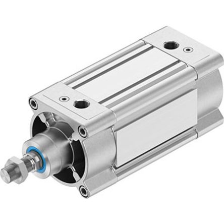 Festo Pneumatic Piston Rod Cylinder - DSBC-100-100-D3-PPVA-N3, 100mm Bore, 100mm Stroke, DSBC Series, Double Acting