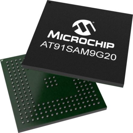 Microchip, 32bit 32 bit MPU, ARM9 Microcontroller, 400MHz, 32 kbit SDRAM, 217-Pin LFBGA