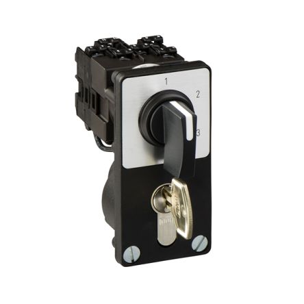 Schneider Electric, 2P 3 Position 60° Multi Step Cam Switch, 690V (Volts), 5.6A, Rotary Actuator