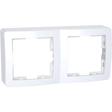 Schneider Electric White 2 Gang Light Switch Cover
