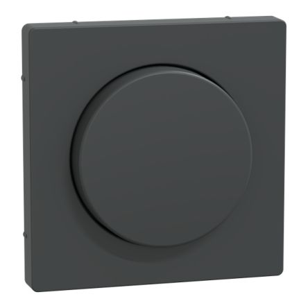 Schneider Electric Anthracite Grey Cover Plate Thermoplastic Faceplate & Mounting Plate