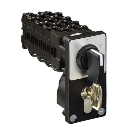 Schneider Electric, 4P 4 Position 60° Multi Step Cam Switch, 12A, Handle Actuator