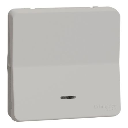 Schneider Electric White Push Button Light Switch, MUR