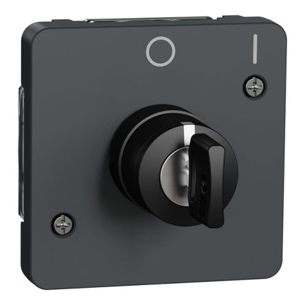 Schneider Electric IP55 Key Switch, 1NO, 3A 3-Way Straight-Key