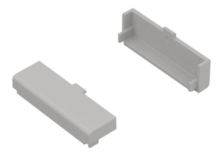 RS PRO Terminal Cover for Use with DIN Rail Enclosure