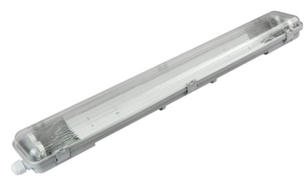 RS PRO 2 → 10W LED Batten Light, 2 Lamp, 656mm Long, IP65