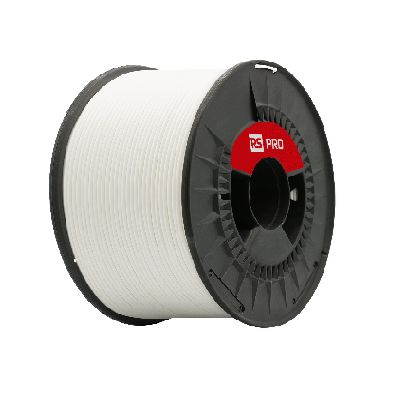 RS PRO 2.85mm White PLA 3D Printer Filament, 1kg