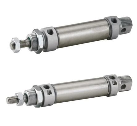 RS PRO Pneumatic Piston Rod Cylinder - 32mm Bore, 50mm Stroke, Double Acting