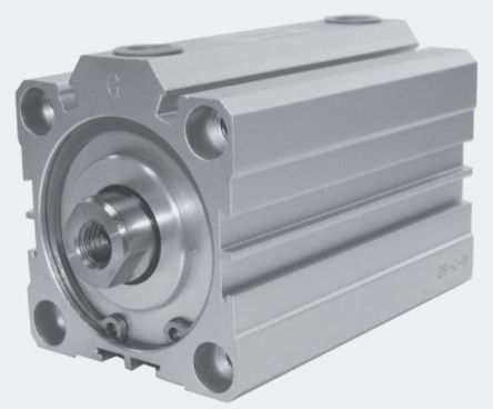 RS PRO Pneumatic Piston Rod Cylinder - 20mm Bore, 10mm Stroke, Double Acting