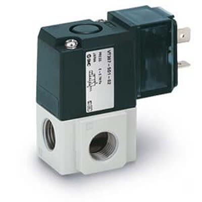 SMC 3 Port Solenoid Valve Solenoid Valve - Solenoid G 1/4 VT307 Series 24V dc