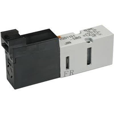 SMC 4 Port Solenoid Valve Solenoid Valve - Solenoid VQD1000 Series 24V dc