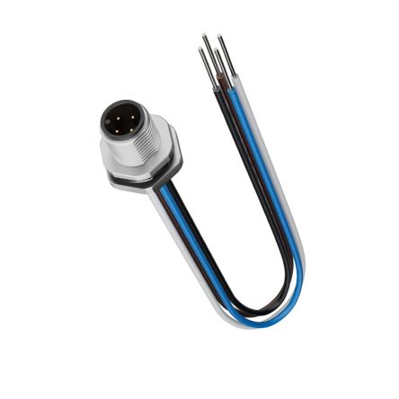 Lapp Straight Male 4 way M12 to Unterminated Circular Connector