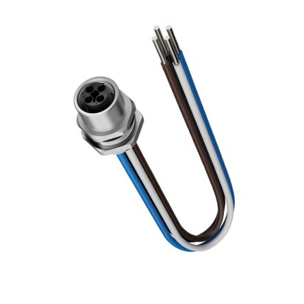 Lapp Straight Male 4 way M12 to Unterminated Circular Connector