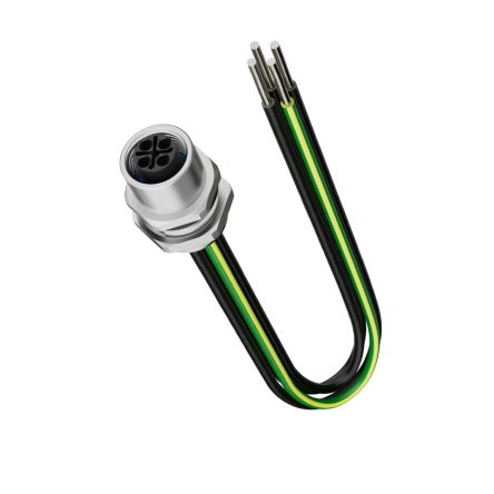 Lapp Straight Male 4 way M12 to Unterminated Circular Connector