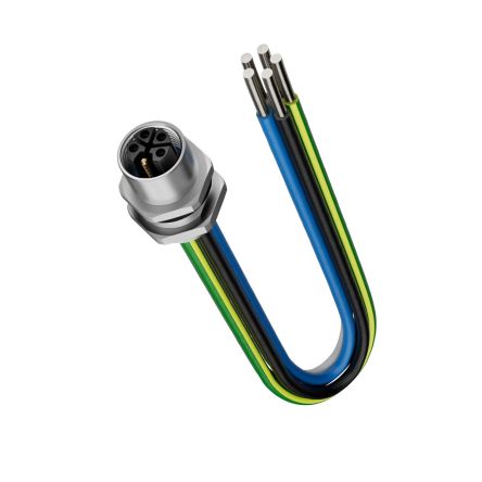 Lapp Straight Male 4 way M12 to Unterminated Circular Connector