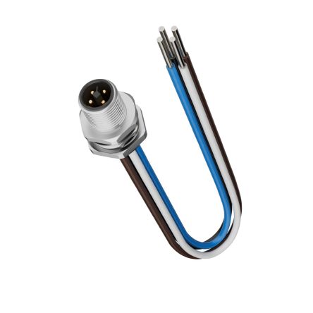 Lapp Straight Male 4 way M12 to Unterminated Circular Connector