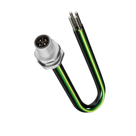 Lapp Straight Male 4 way M12 to Unterminated Circular Connector