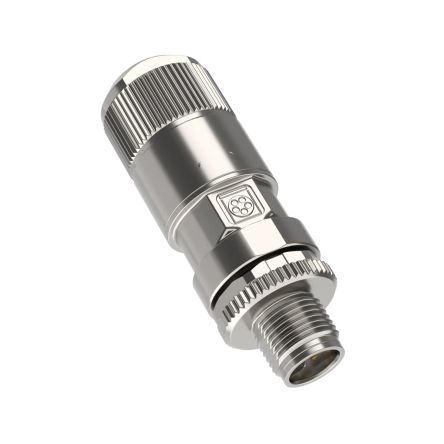 Lapp Industrial Circular Connectors, 8 Contacts, Cable Mount, M12 Connector, Plug, Male, IP67, EPIC DATA Series