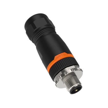 Lapp Industrial Circular Connectors, 3 Contacts, Cable Mount, M12 Connector, Plug, Male, IP67, EPIC POWER Series