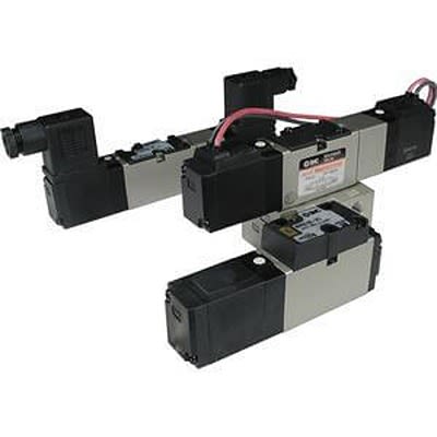 SMC 2 Position Single Pneumatic Solenoid Valve - Solenoid VFR2000 Series 220V ac