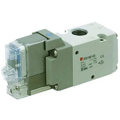 SMC Air Operated Pneumatic Solenoid Valve - Solenoid/Air VP500 Series 24V dc