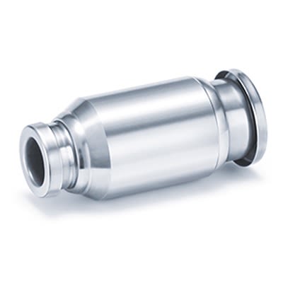 SMC KQG2 Series Different Diameter Straight, 6 mm to 6 mm, Tube-to-Tube Connection Style, KQG2H06-08-F