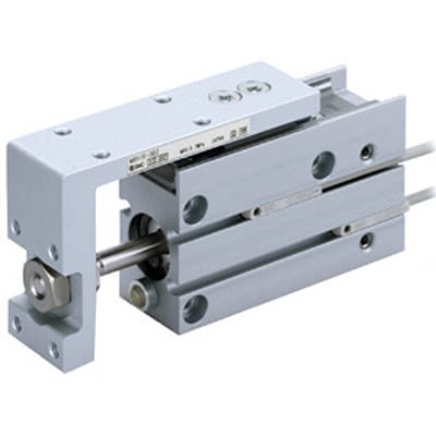 SMC Pneumatic Guided Cylinder - MXH6-10Z, 6mm Bore, 10mm Stroke, MXH Series, Double Acting