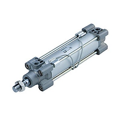 SMC Pneumatic Piston Rod Cylinder - C96SDB40-320C, 40mm Bore, 320mm Stroke, C96 Series, Double Acting