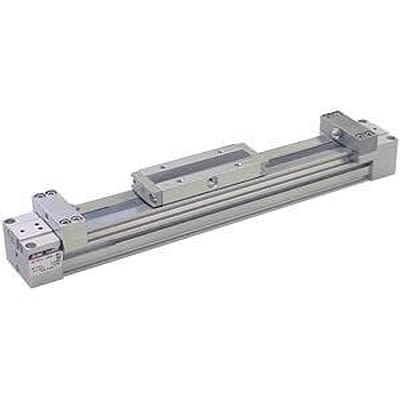 SMC Double Acting Rodless Pneumatic Cylinder 550mm Stroke, 16mm Bore